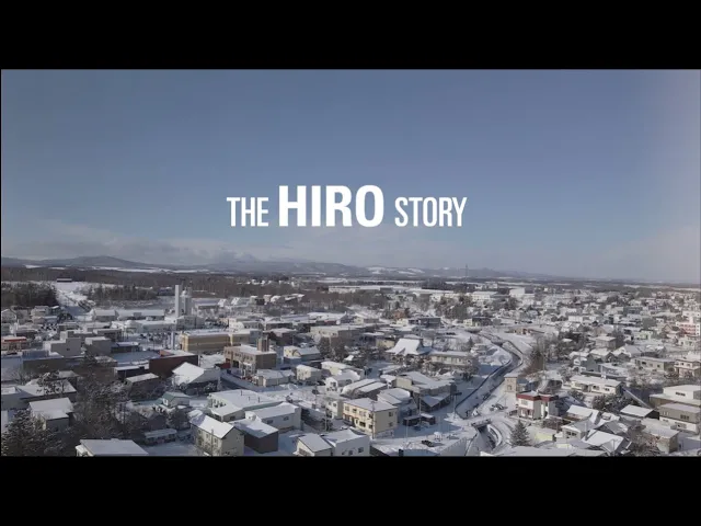 a city with snow on it