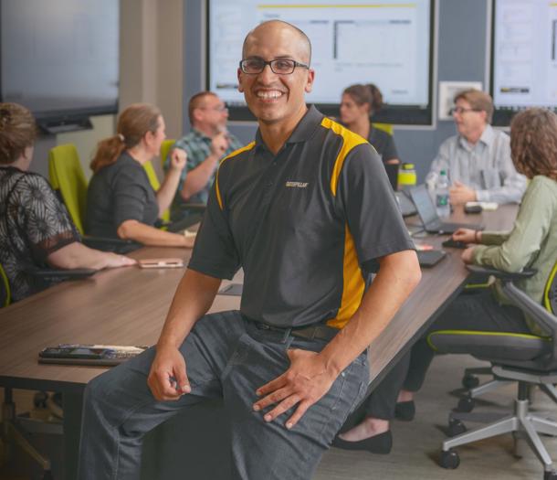 a person sitting on a table