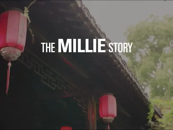 a building with red lanterns