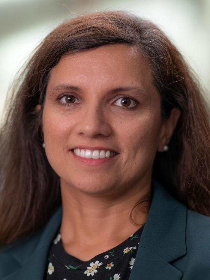 a person smiling at camera