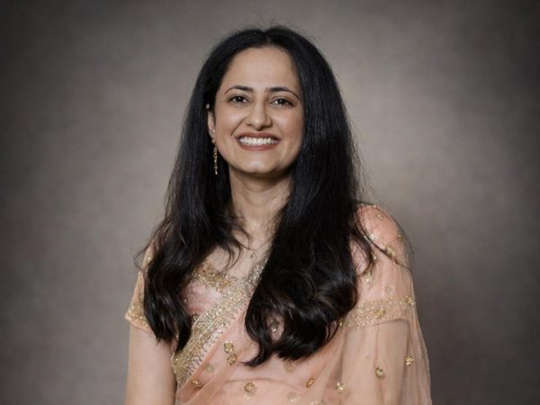 a person in a sari